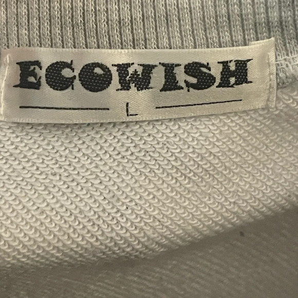 Ecowish Camo Crewneck Sweatshirt Size Large - Picture 5 of 5